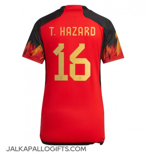 Belgia Thorgan Hazard #16 Kotipaita Naiset MM-kisat 2022 Lyhythihainen